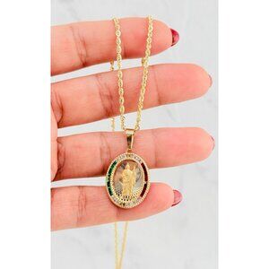 ❤️ Real 10k Gold necklace and pendant Saint Jude - San Judas Cadena